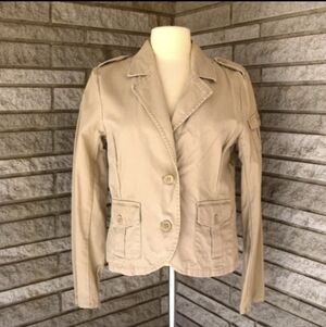 Old Navy Jacket short trench french chore coat m
